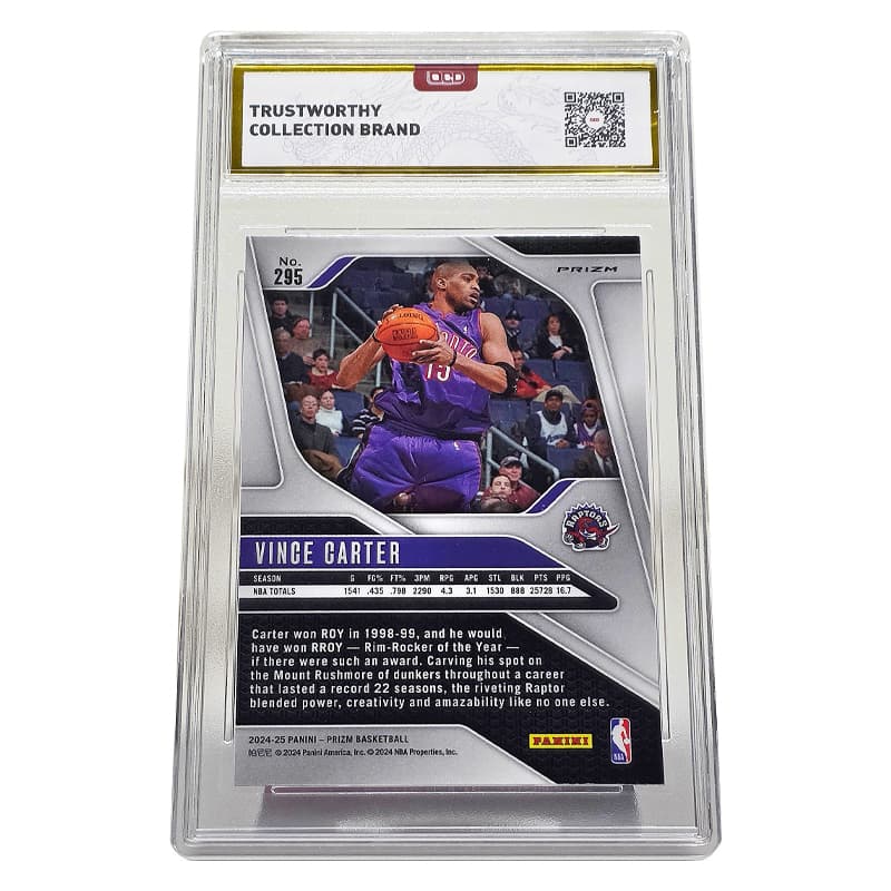 Панини VINCE Carter Игрок Карта Сертифицированные Карты 1 Упаковка - изображение 2
