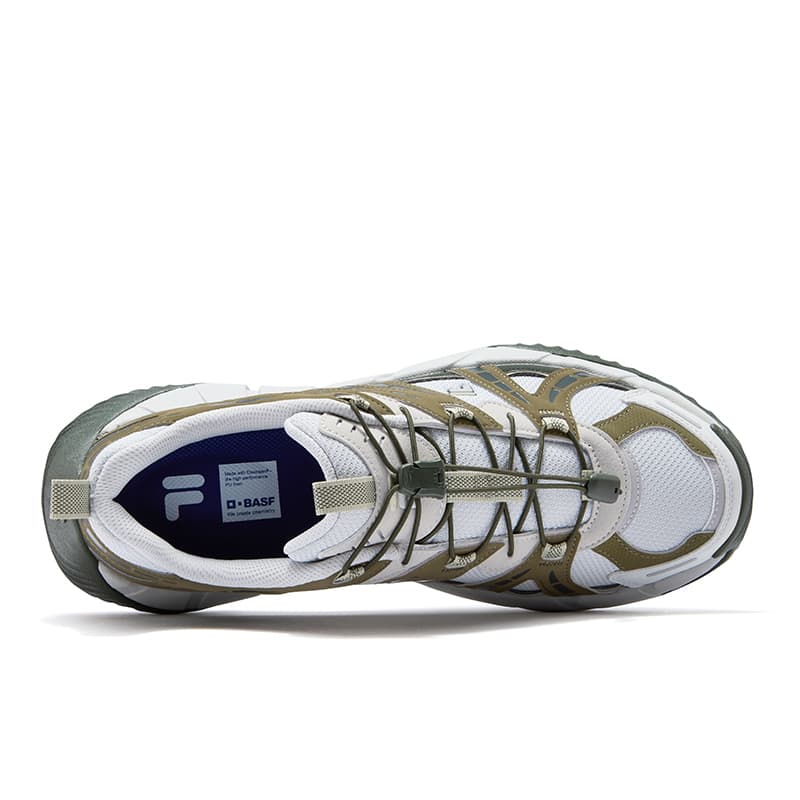Кроссовки FILA FUSION BONE II Vertebra Shoes 2 Низкие кеды Мужские Drop Water Серый - изображение 4