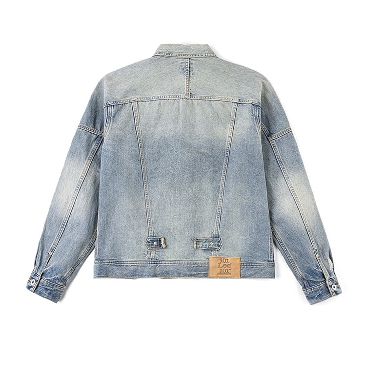 Джинсовая куртка Lee Medium Light Blue Men's Denim Jackets Ли Средний Светло-Синий Мужские Джинсовые Куртки - изображение 2