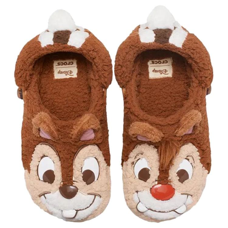 Сабо Crocs X Disney Chip 'n Dale Классические Сабо из Резины Унисекс Коричневые - изображение 5