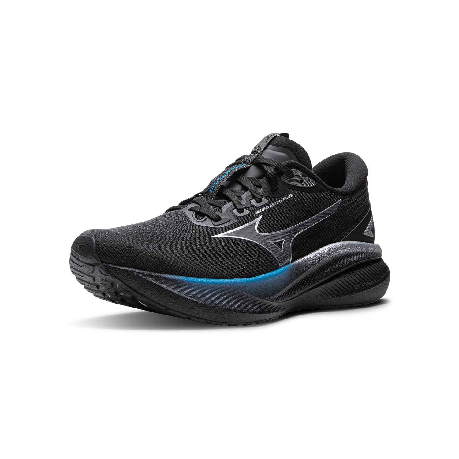 Кроссовки для бега Mizuno ASTRO PLUS 2 Ткань Низкие Беговые Кроссовки Унисекс Черные - изображение 2