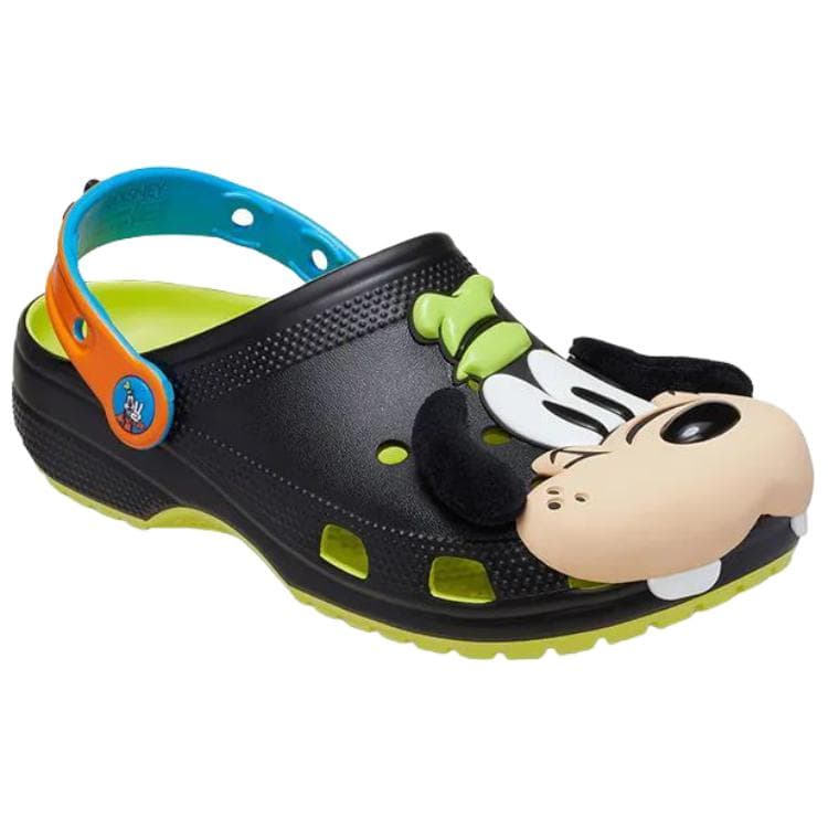 Сабо Crocs X Disney Гуфи Классические Сабо Резиновые Унисекс Черные - изображение 3