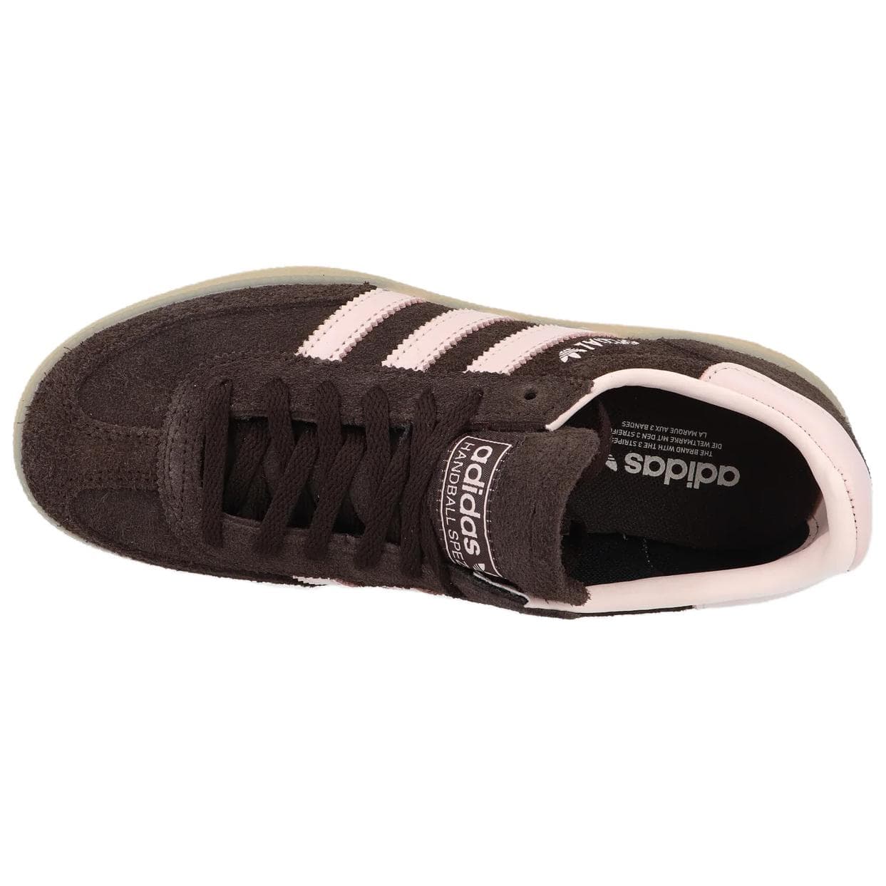 Кроссовки Adidas Originals HANDBALL SPEZIAL Кожа Замша Кеды немецкой армии (GAT) Женские Коричневый - изображение 4