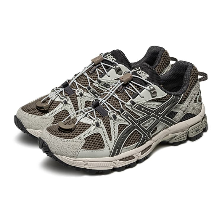 Кроссовки Asics Gel Kahana 8 FL Ткань Амортизация Дышащий Низкий Верх Повседневная Обувь Унисекс - изображение 3