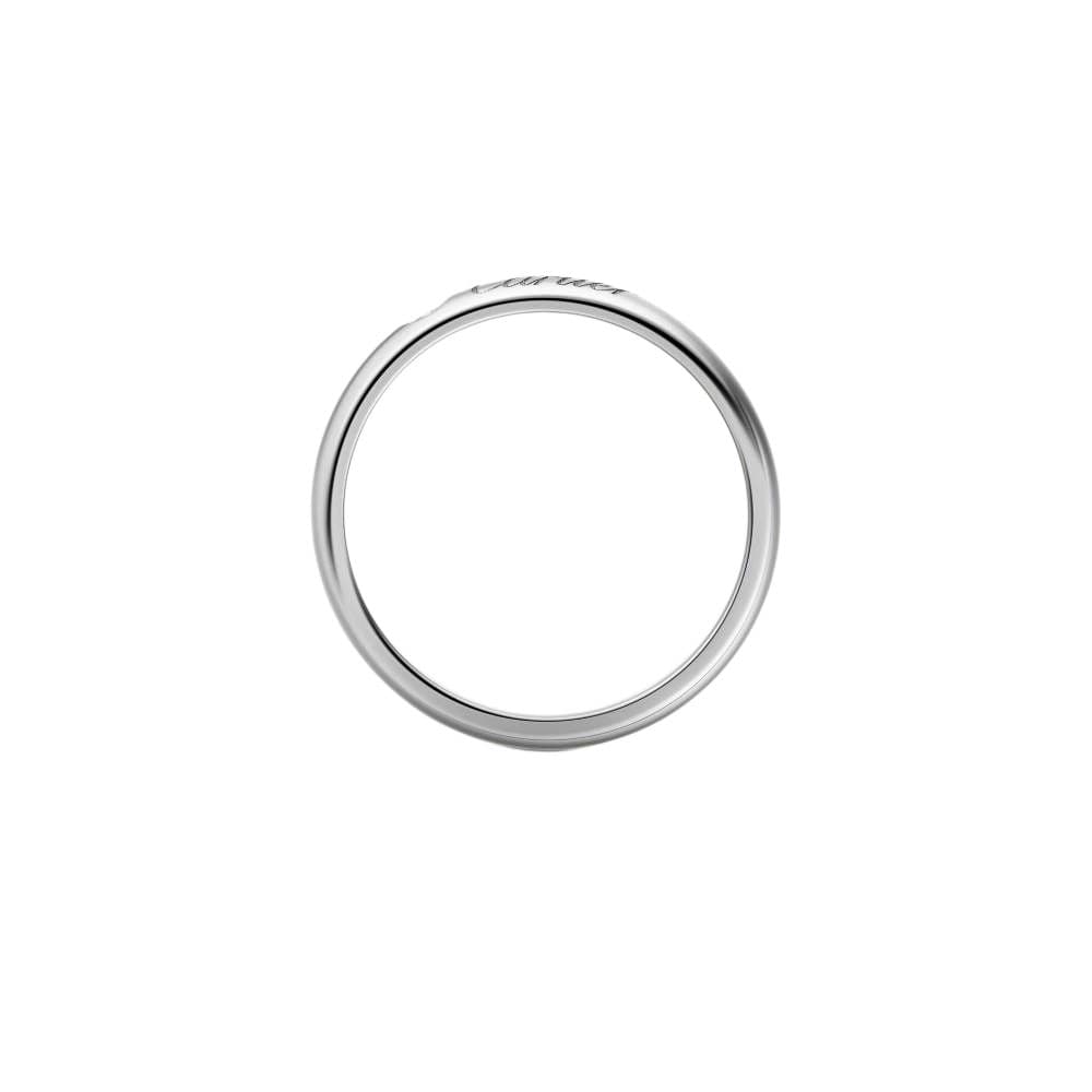 Кольцо Cartier C de Cartier Wedding Band Platinum Diamond - изображение 2