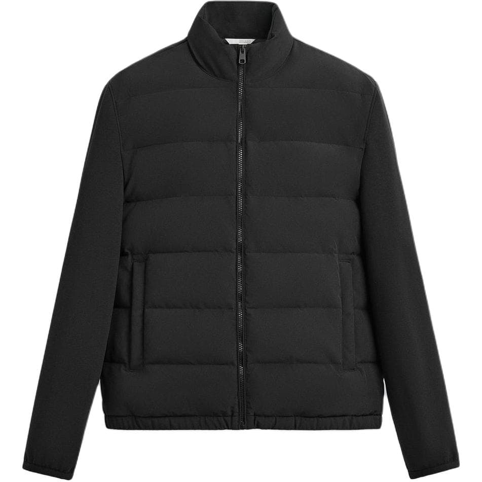 Зимняя куртка пуховик ZARA Черный мужской пуховик - изображение 1