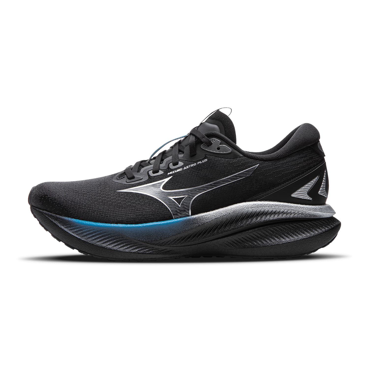 Кроссовки для бега Mizuno ASTRO PLUS 2 Ткань Низкие Беговые Кроссовки Унисекс Черные - изображение 1
