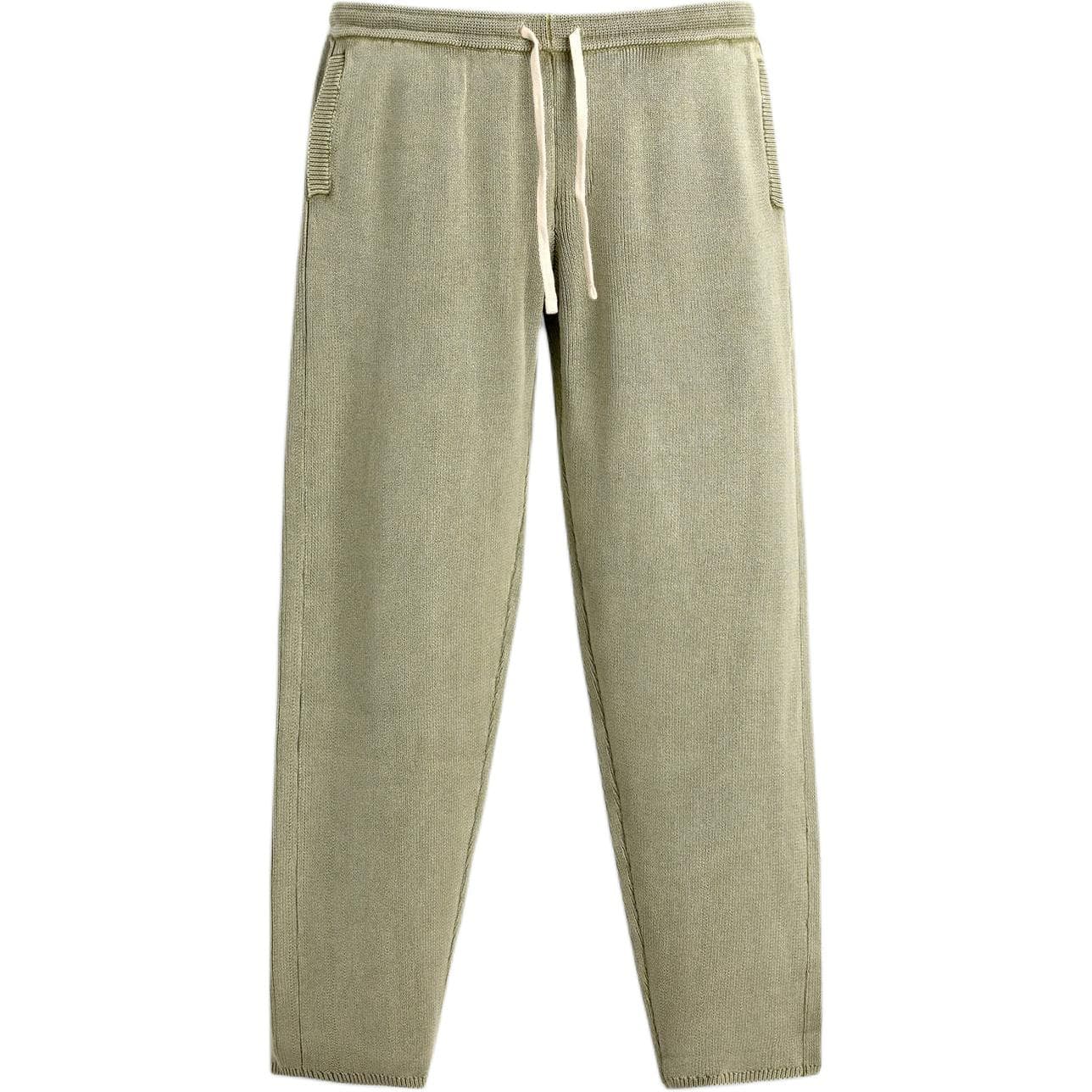Штаны ZARA Green Men's Casual Pants ZARA Зеленые Мужские Повседневные Брюки - изображение 1