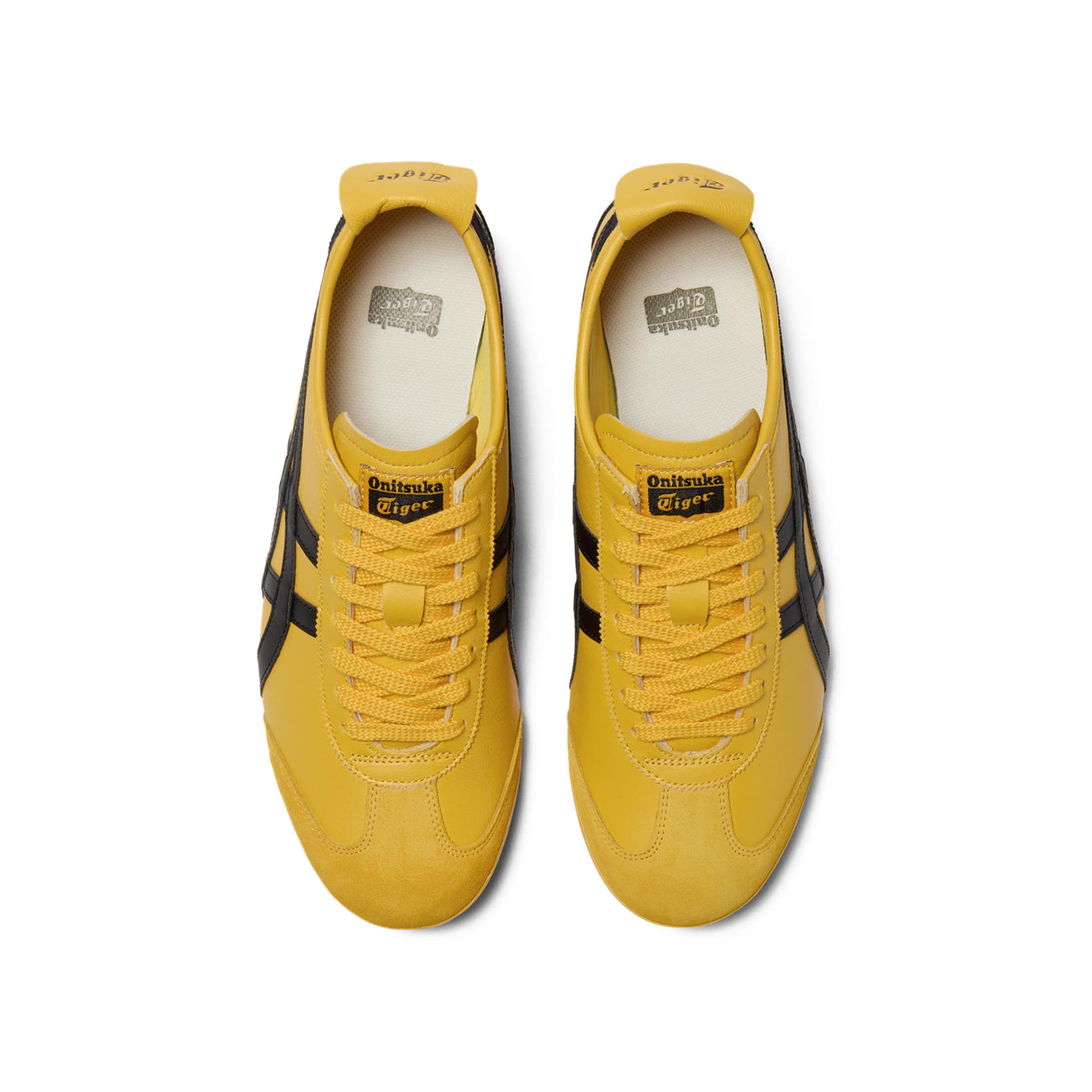 Кроссовки Onitsuka Tiger Mexico 66 PF Удобный Low Топ Повседневная обувь Унисекс Желтый черный - изображение 5