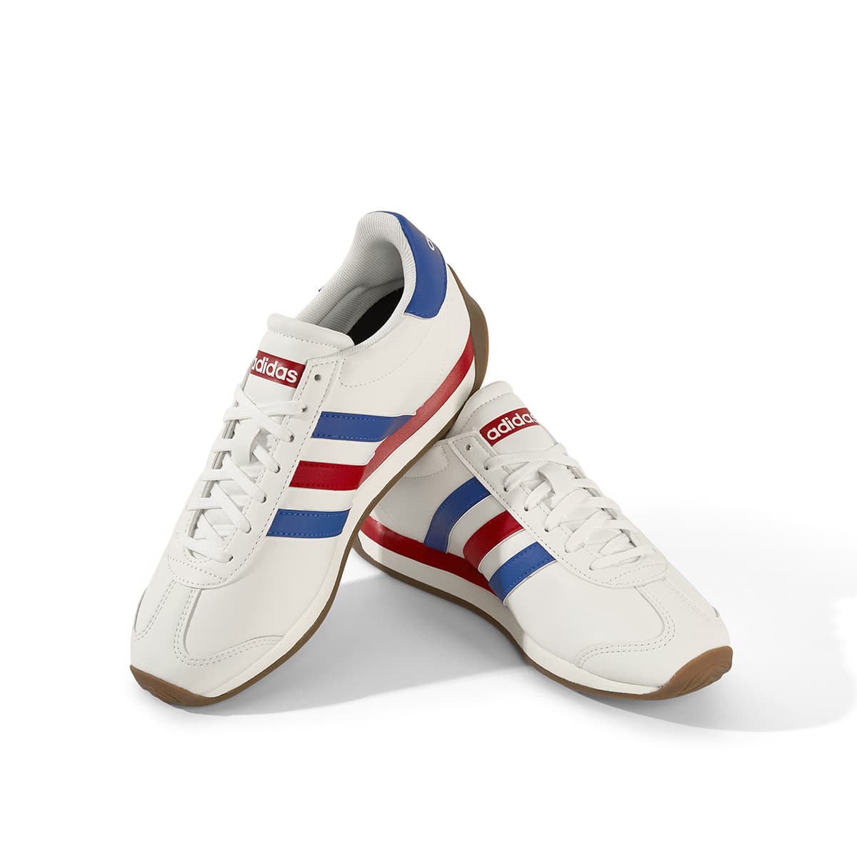 Кроссовки для бега Adidas RUNVISTA Легкий Low Топ Беговые кроссовки Мужской Белый синий красный - изображение 6