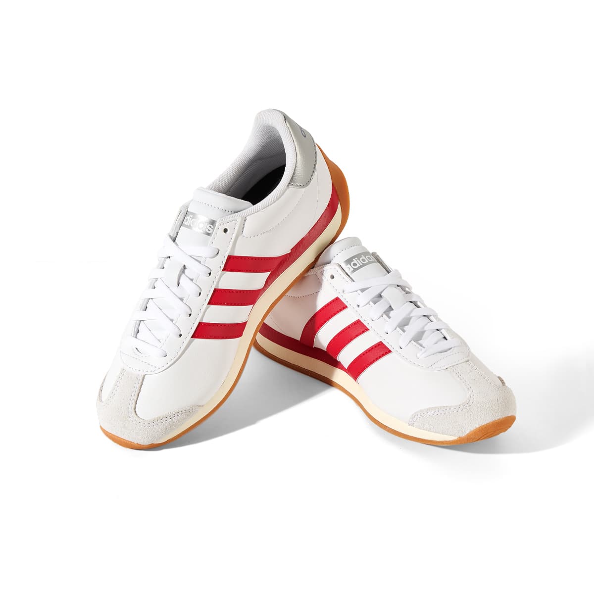 Кроссовки для бега Adidas RUNVISTA Легкая беговая обувь Женская Белая Красная - изображение 5