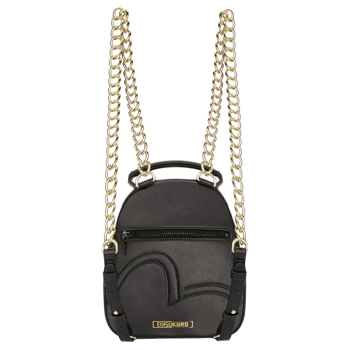 Рюкзак EVISU Logo Seagull Mini Backpack Black - изображение 2