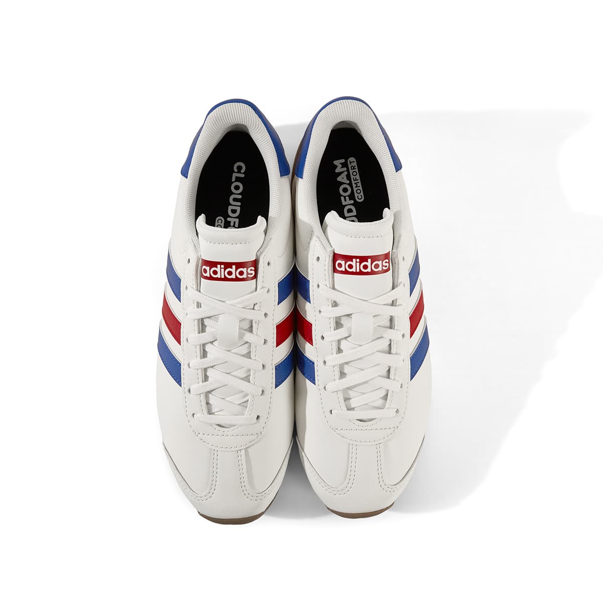 Кроссовки для бега Adidas RUNVISTA Легкий Low Топ Беговые кроссовки Мужской Белый синий красный - изображение 4