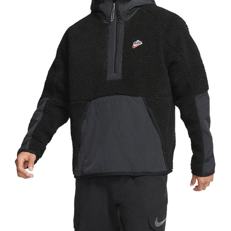 Nike Retro Logo Fleece Jacket Black - изображение 4