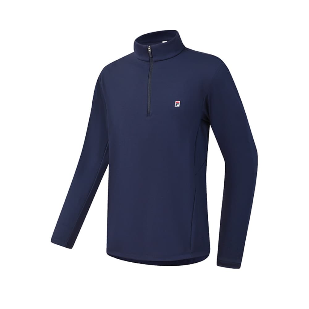 Футболка FILA Теннис T-Рубашка Мужская Serene Void Blue - изображение 1