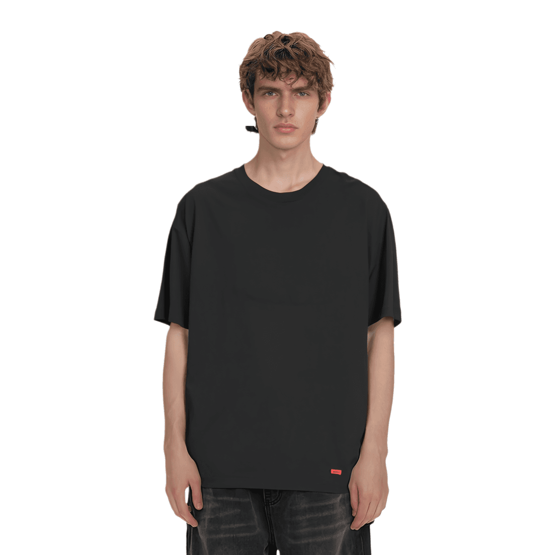 Футболка Supreme Hanes Tagless Tees Black - изображение 3