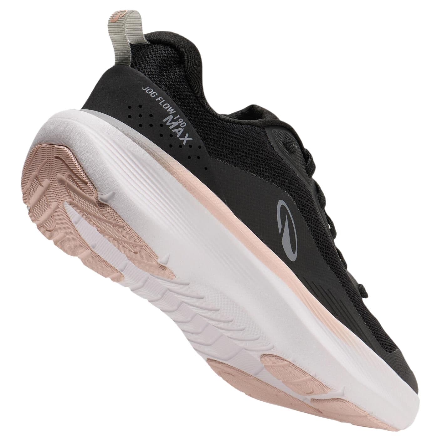 Кроссовки для бега DECATHLON JOGFLOW 190 Дышащие Беговые Кроссовки Женские Черные - изображение 4