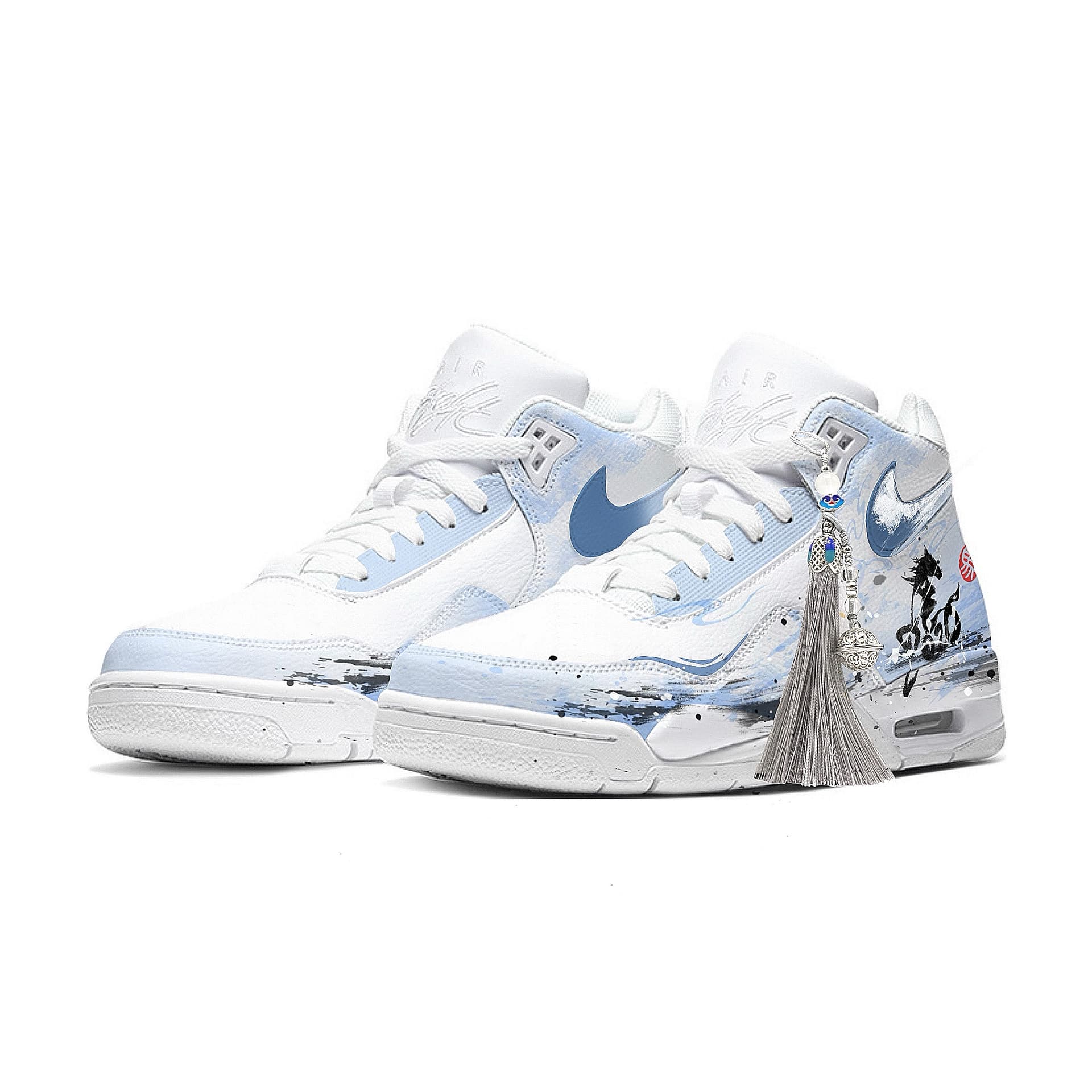 Ретро баскетбольные кроссовки Nike Flight Legacy CNY - изображение 3
