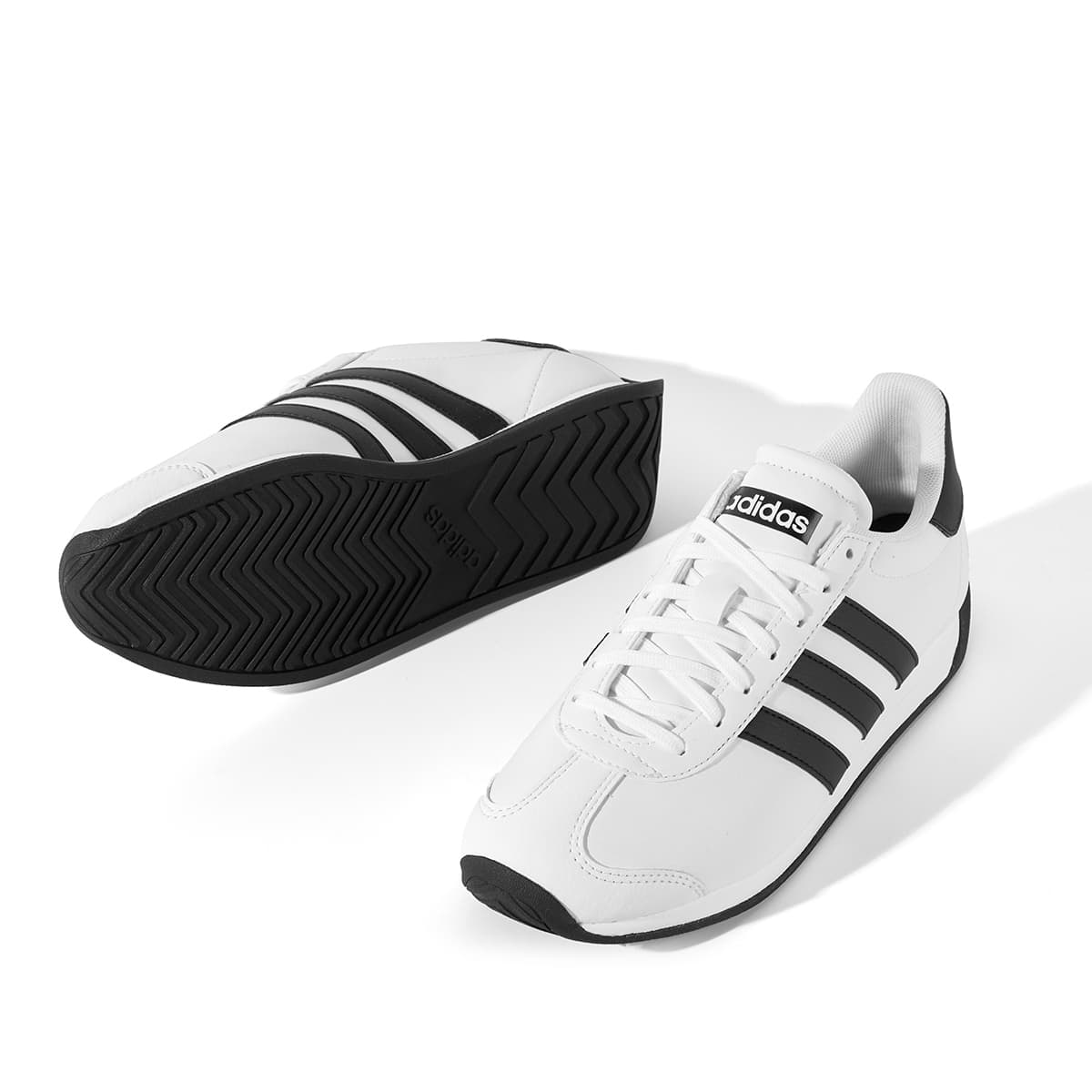 Кроссовки для бега Adidas RUNVISTA Легкая Беговая Обувь Мужская Белая - изображение 7