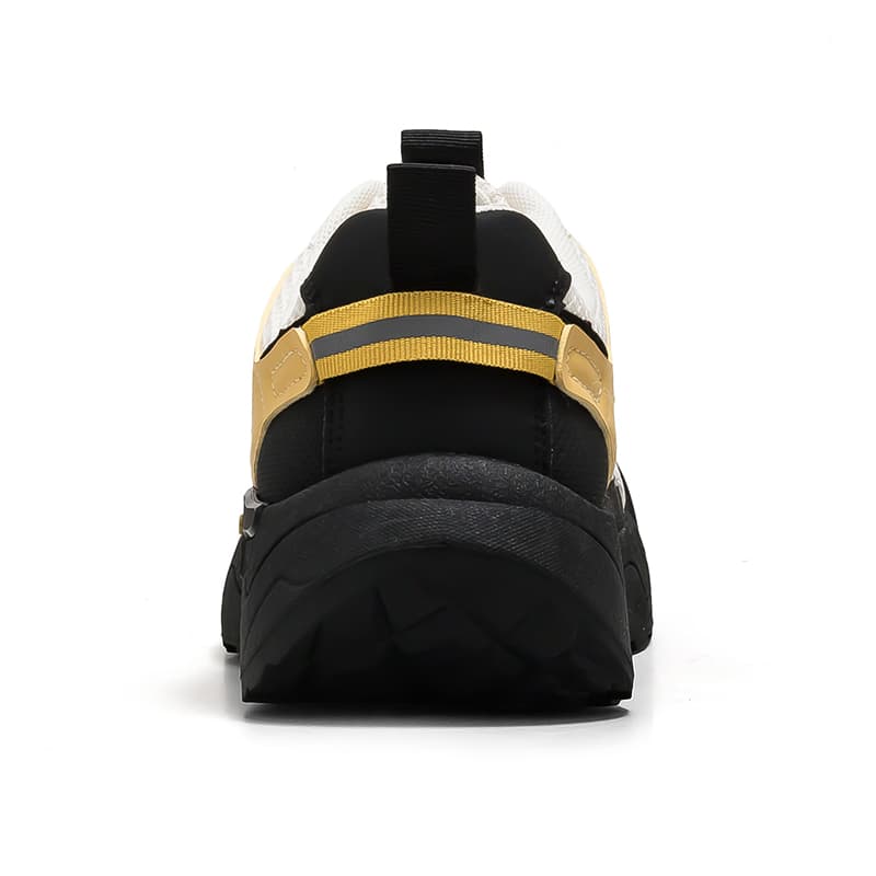 Кроссовки WARRIOR Low Топ Альпинистское приключение Обувь Мужской Бежевый желтый черный - изображение 5