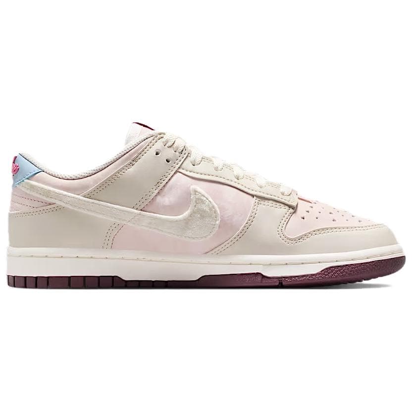 Кроссовки Nike Dunk Low Топ Скейтборд Обувь Женские Бежево-розовый - изображение 2