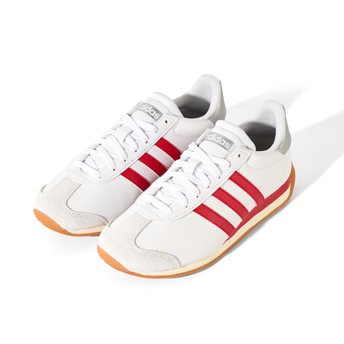 Кроссовки для бега Adidas RUNVISTA Легкая беговая обувь Женская Белая Красная - изображение 3