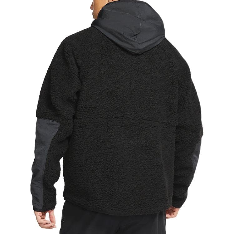 Nike Retro Logo Fleece Jacket Black - изображение 5