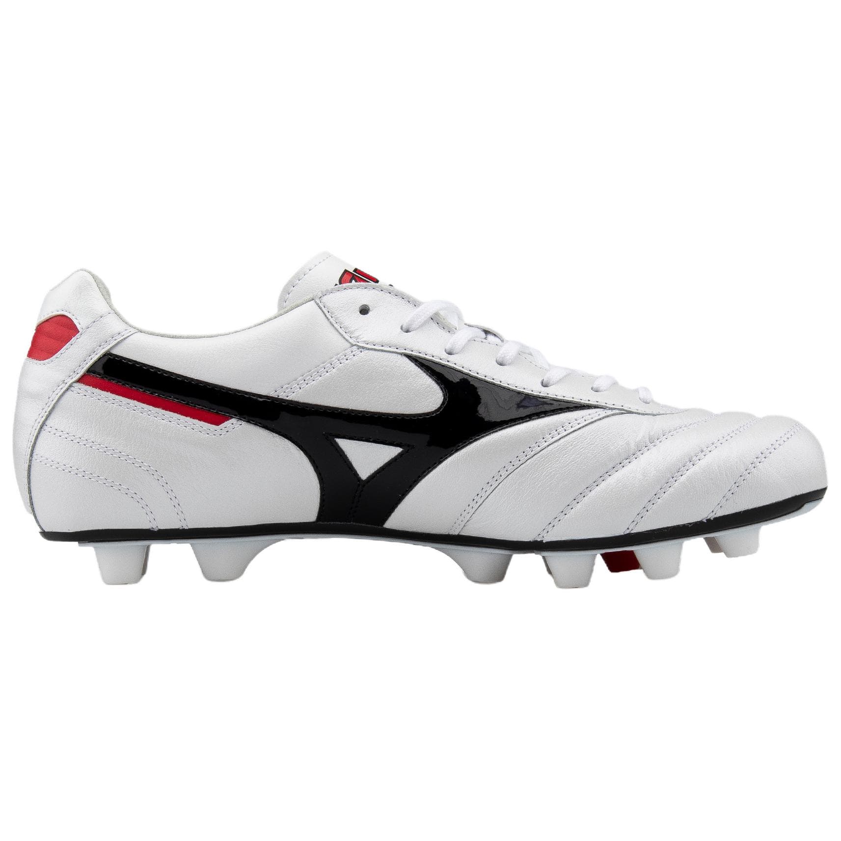 Кроссовки для футбола Mizuno MORELIA 2 Футбольные бутсы Мужские Белый Черный - изображение 2