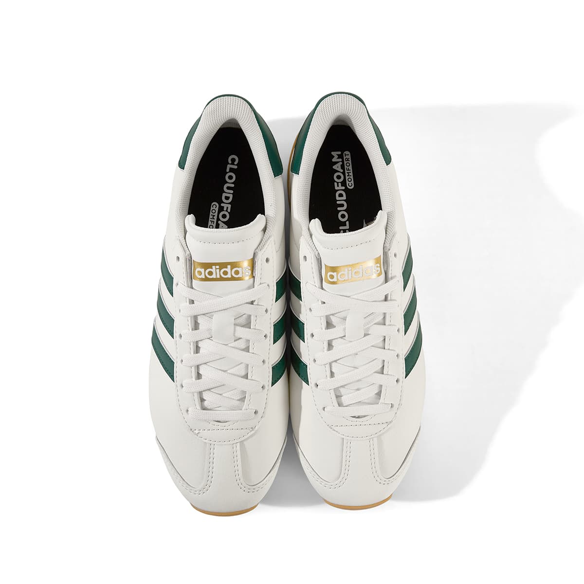 Кроссовки для бега Adidas RUNVISTA Легкая беговая обувь Женская Белый Зеленый - изображение 4