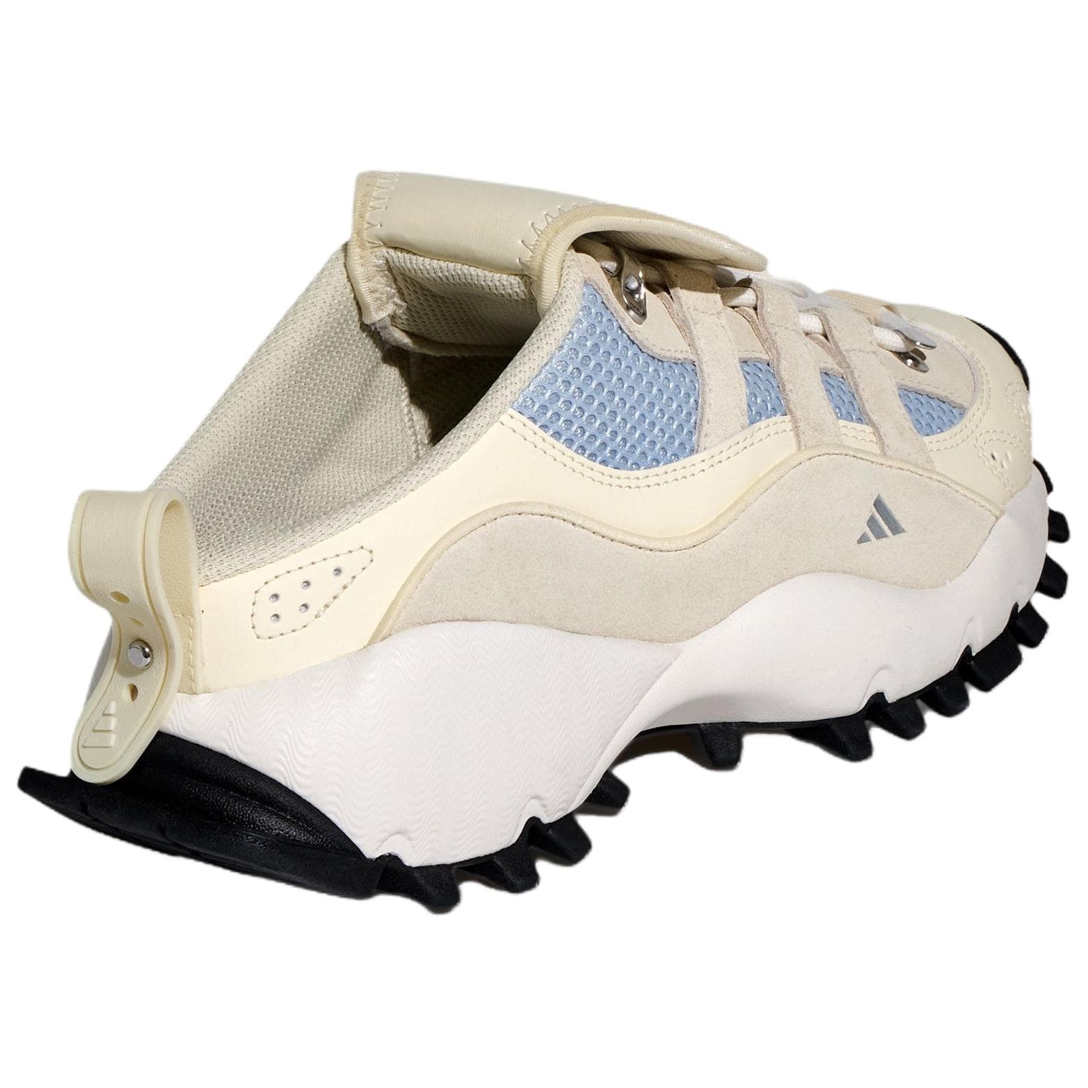 Сандалии Adidas SEEULATER MULE Резиновая подошва Без специальных функций Домашние тапочки Женские Айвори - изображение 4