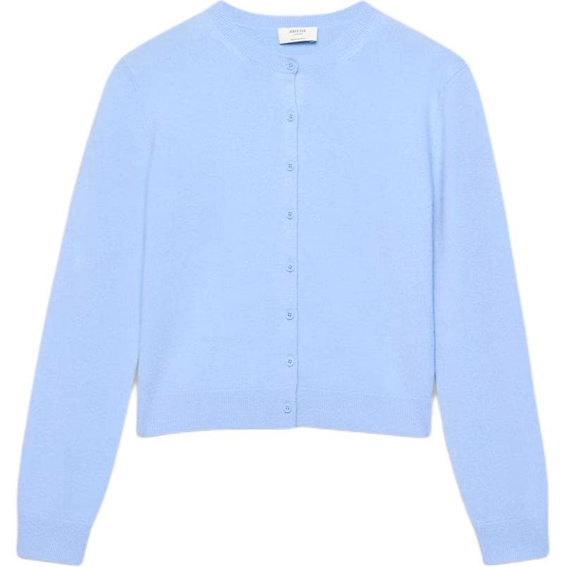ARITZIA SS26 Bare Плюшевый кардиган с круглым узором средней длины Плюшевый круглый узор Свитер Женский - изображение 1