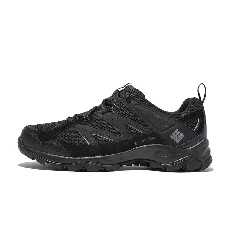 Кроссовки COLUMBIA SS26 Сетчатая ткань текстиль противоскользящий и дышащий низкий верх походная обувь мужская черный - изображение 1