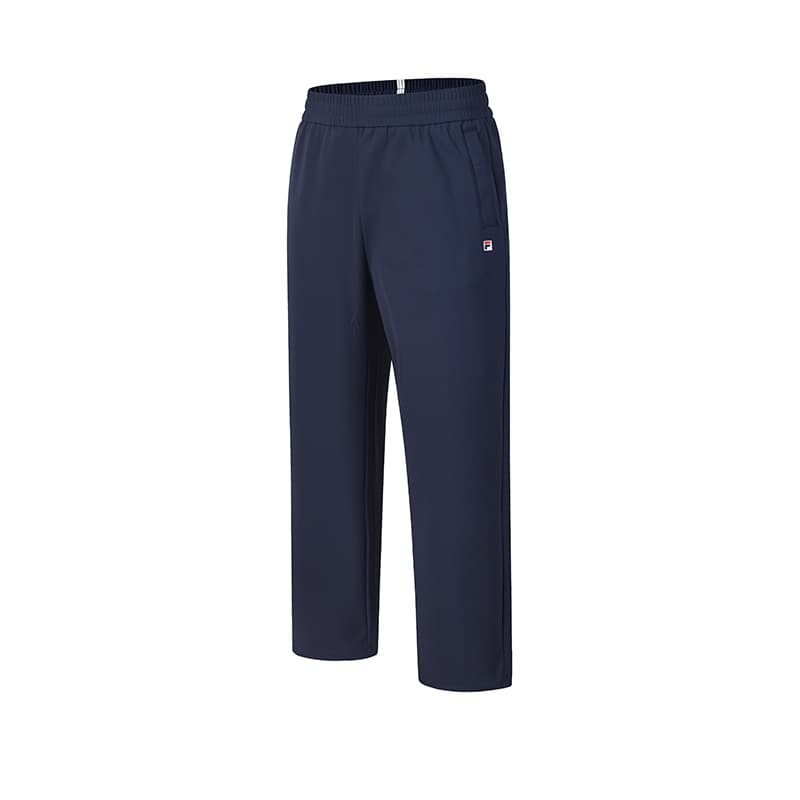 Штаны FILA Теннис Спортивные трикотажные брюки Мужской Serene Void Синий - изображение 1