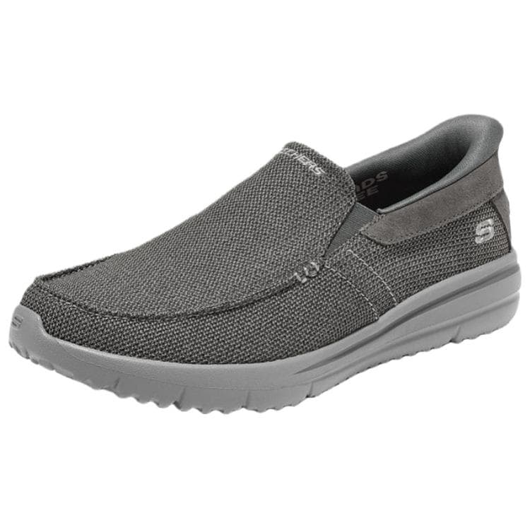 Кроссовки Skechers Удобная Повседневная Обувь для Мужчин Низкий Топ Устойчивая к Износу Серый - изображение 2