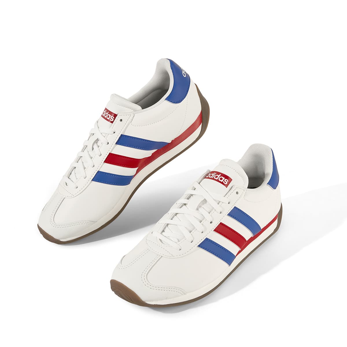 Кроссовки для бега Adidas RUNVISTA Легкий Low Топ Беговые кроссовки Мужской Белый синий красный - изображение 5
