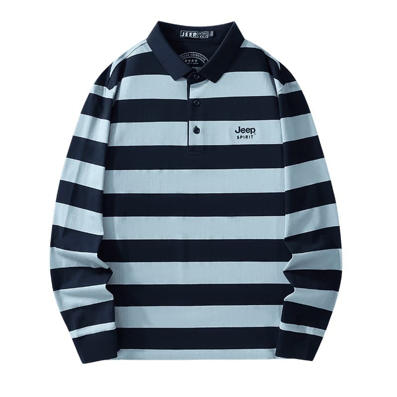 Поло JEEP SPIRIT Leisure Collection Длинный рукав Поло Мужское - изображение 1
