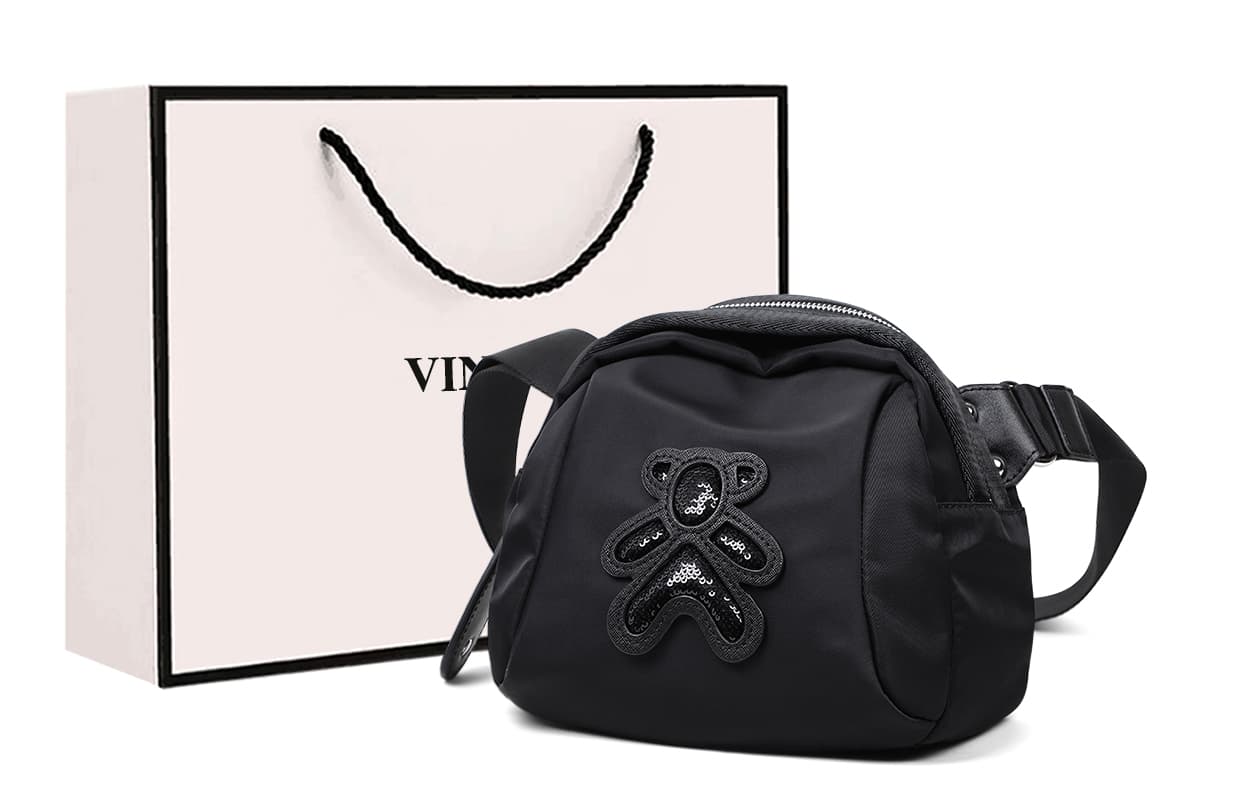 Сумка через плечо VINEY Crossbody сумки Black Women's - изображение 2