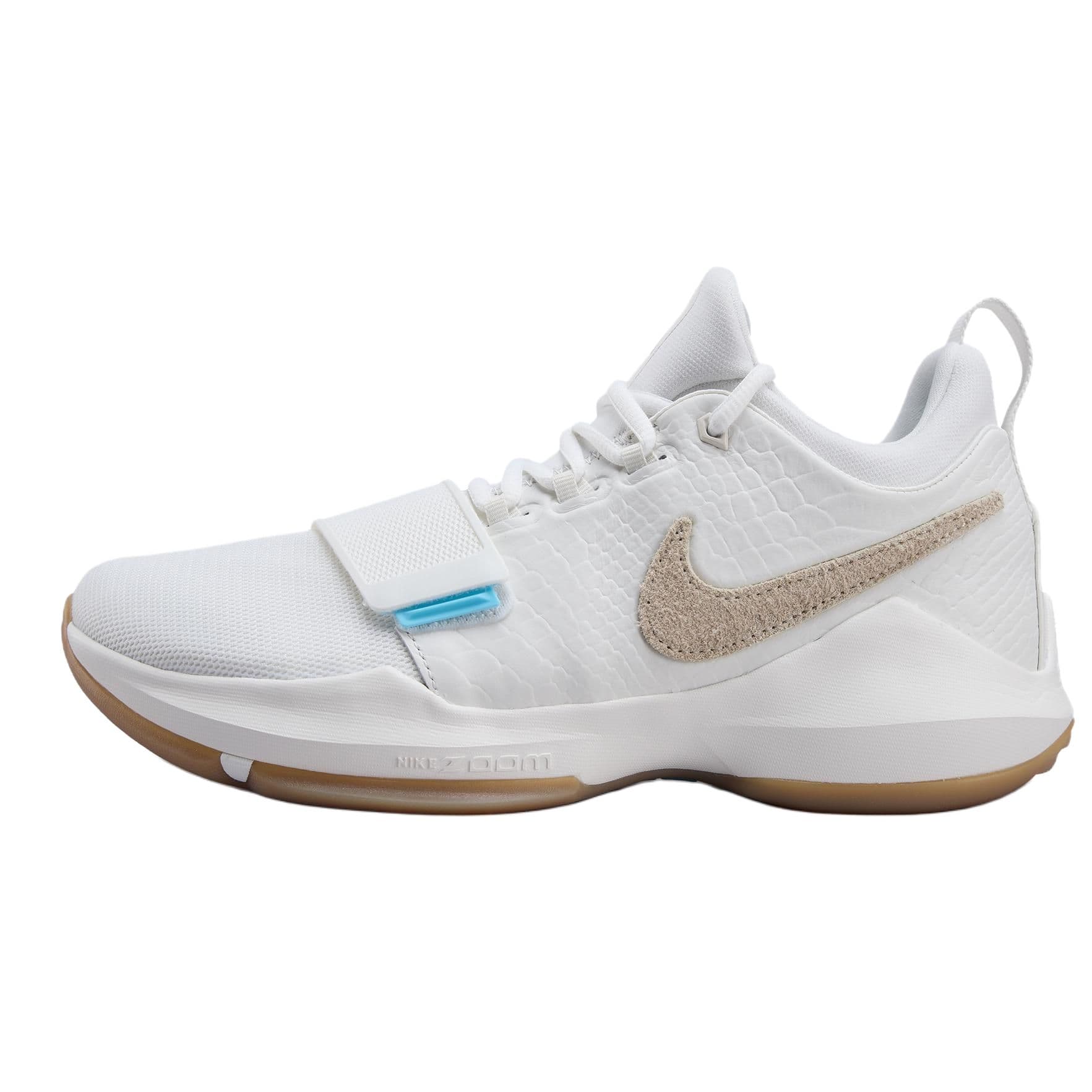 Кроссовки для баскетбола Nike PG 1 Low Топ Баскетбольные Кроссовки Мужские Белые - изображение 1