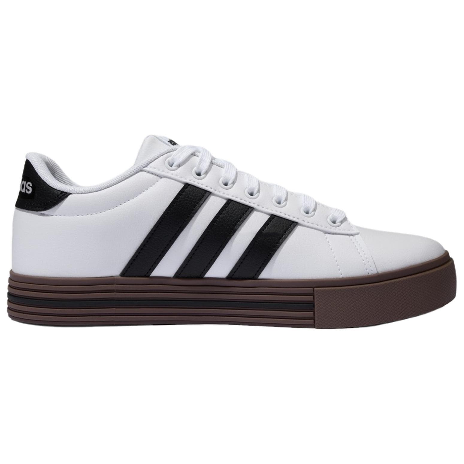 Кроссовки Adidas DAILY 4,0 Синтетическая кожа Low Топ Скейтборд Обувь Унисекс Белый черный - изображение 2