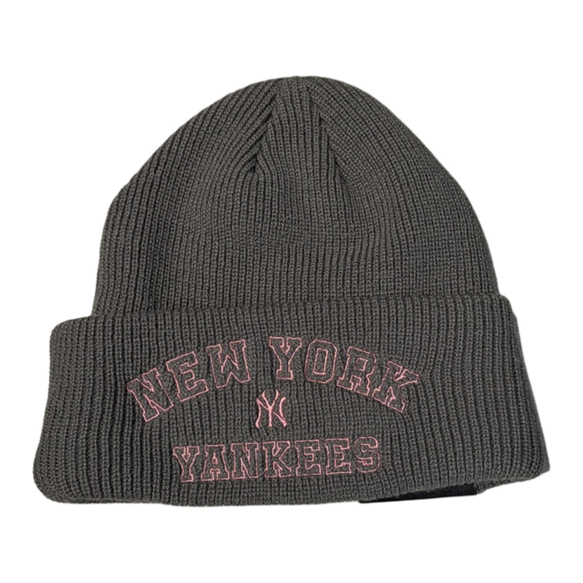 Шапка new era Акрил Вязаная шапка Женские Серый - изображение 2