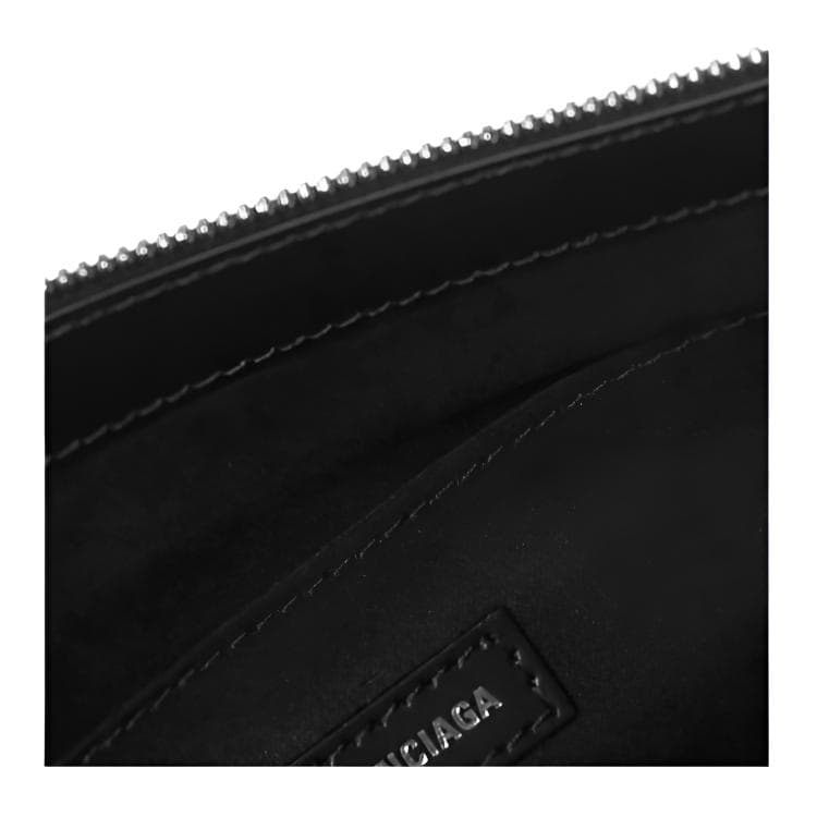 Сумка Balenciaga Canvas Leather Clutch Beige Black - изображение 5