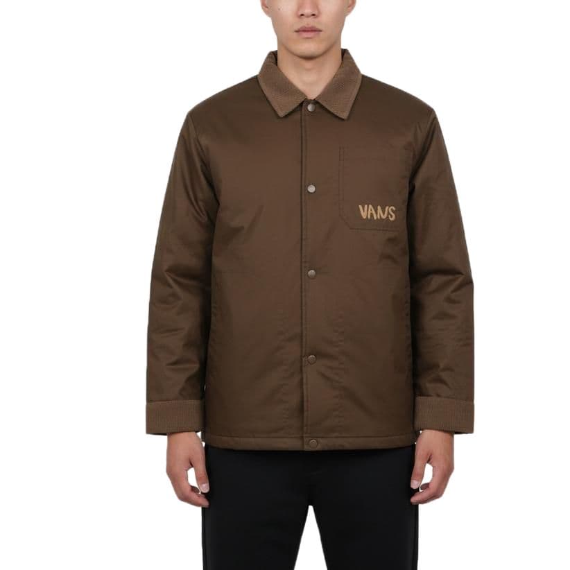 Зимняя куртка пуховик VANS BOLIN Темно-коричневый Мужской пуховик - изображение 1