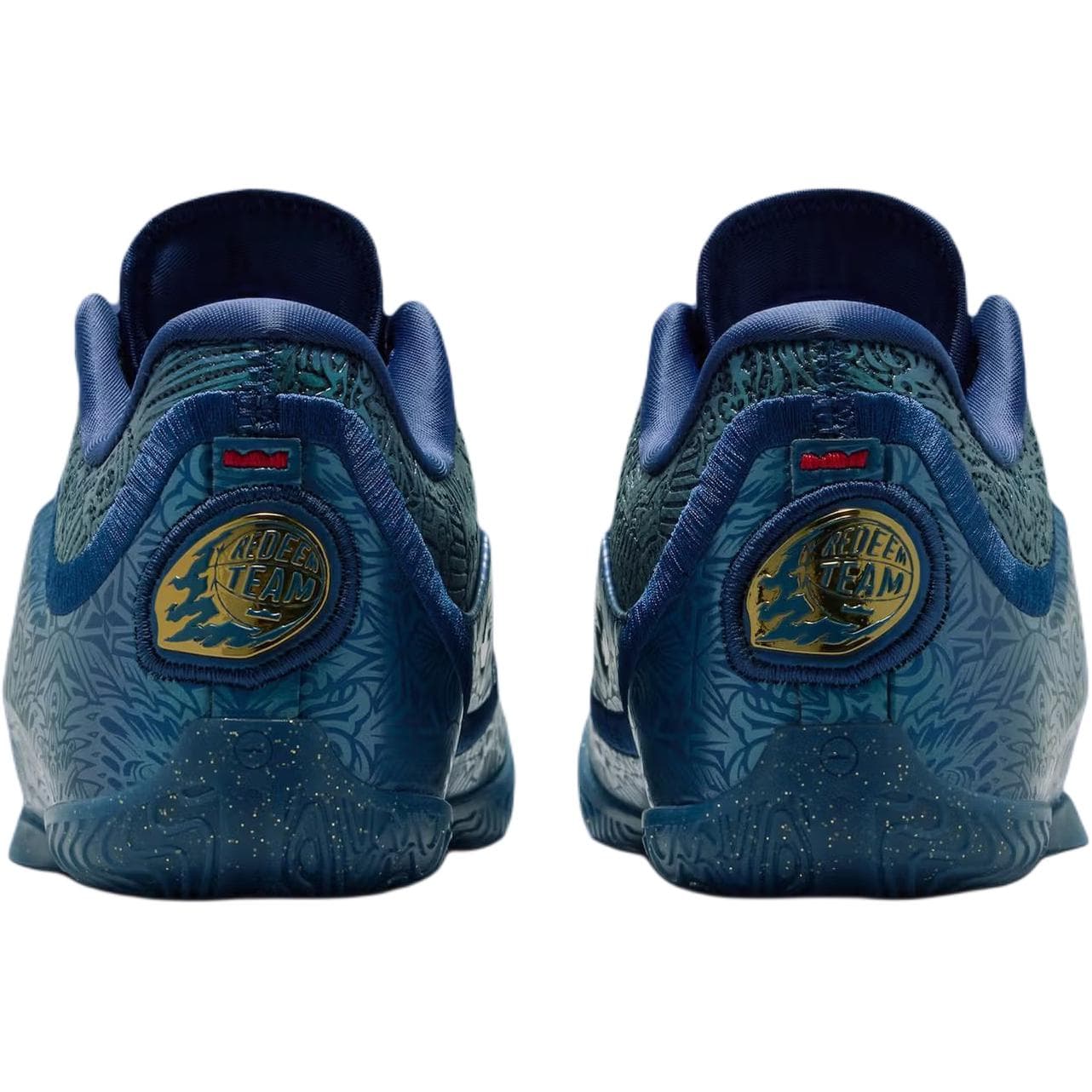 Кроссовки для баскетбола NIKE LeBron 23 Антискользящий Лоу-топы Children's Баскетбольные кроссовки Полночный синий Детский - изображение 5