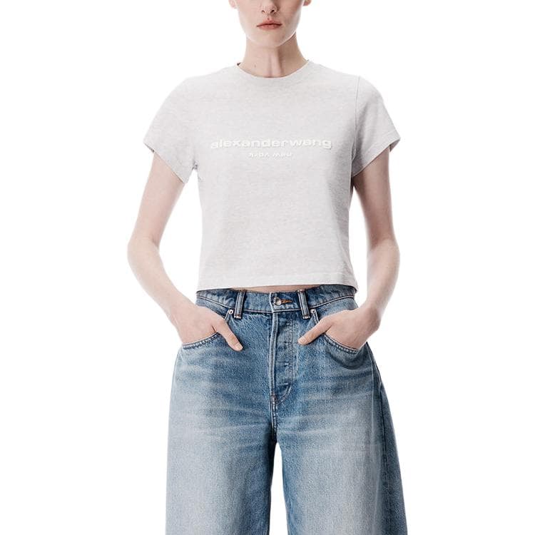 Футболка alexander wang SS26 logo T - изображение 1