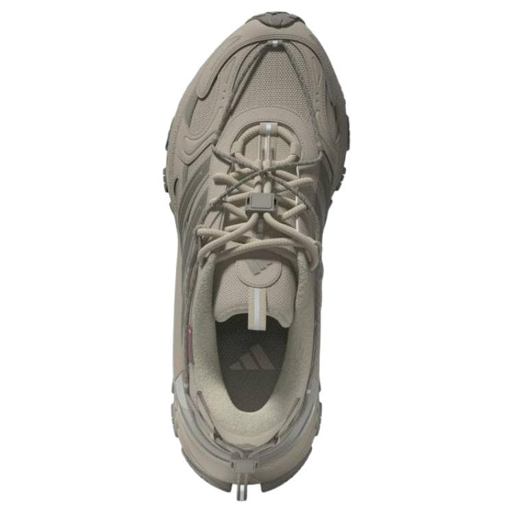 Кроссовки Adidas SHADOW FEVER противоскользящие низкие кроссовки с толстой подошвой унисекс светлого кунжутно-серого цвета - изображение 4