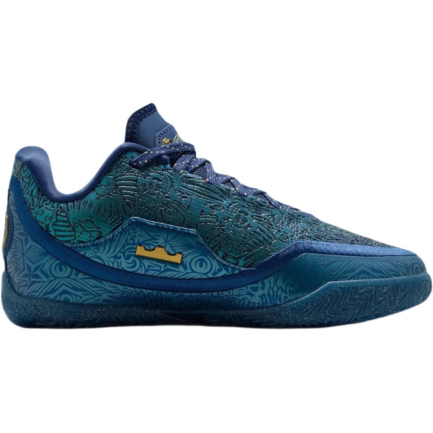 Кроссовки для баскетбола NIKE LeBron 23 Антискользящий Лоу-топы Children's Баскетбольные кроссовки Полночный синий Детский - изображение 2