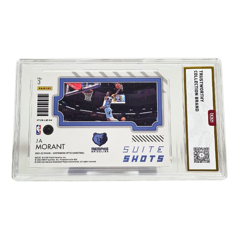 PANINI Морант Игрок Карта 21OPTIC Шар Game Ticket Коллекция Горизонтальный Один Рука Слэм-данк ФОТО - изображение 2
