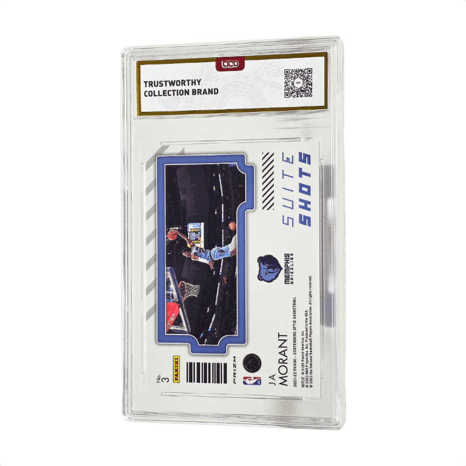 PANINI Морант Игрок Карта 21OPTIC Шар Game Ticket Коллекция Горизонтальный Один Рука Слэм-данк ФОТО - изображение 3