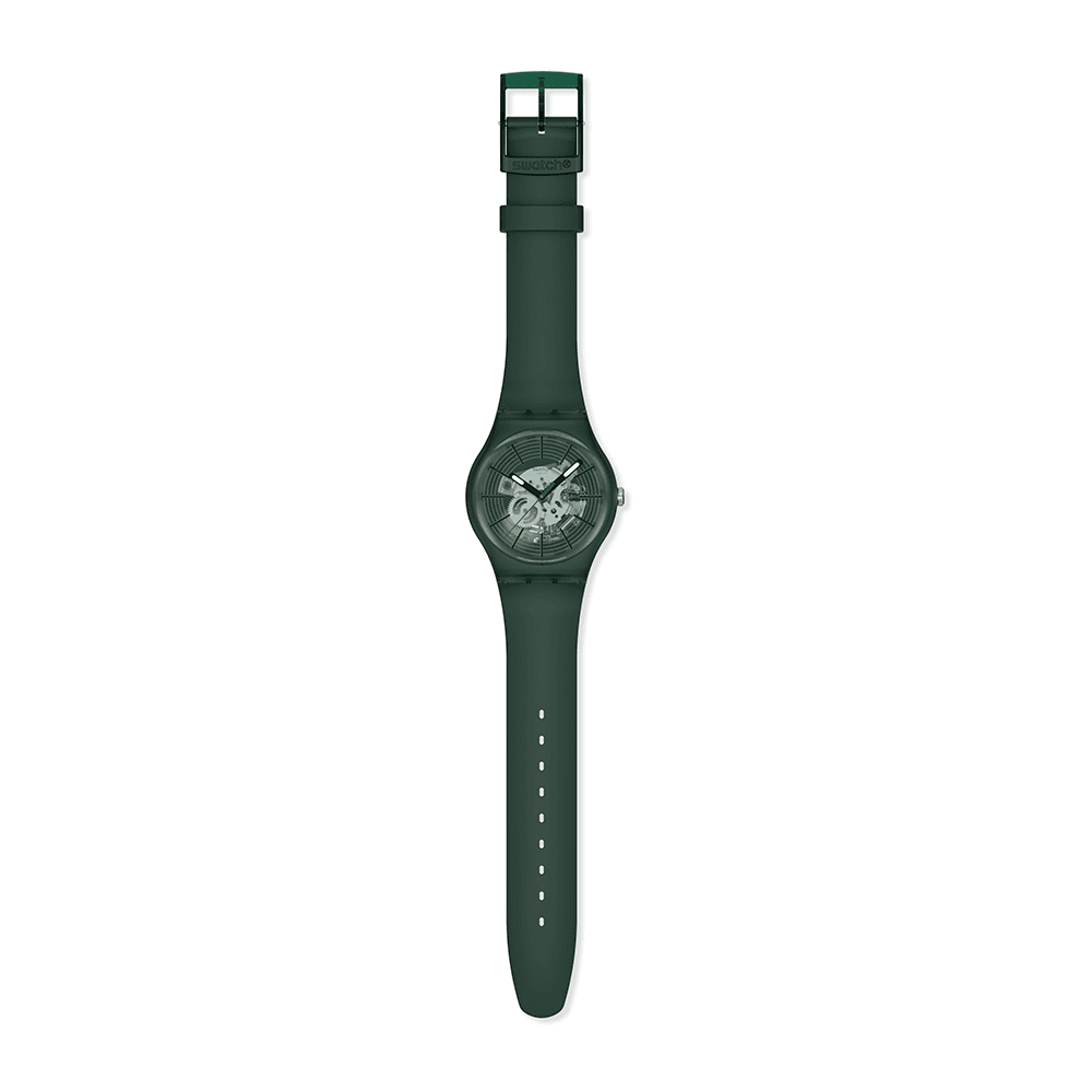 Часы Swatch Essentials Кварцевый механизм 30 м водонепроницаемость унисекс часы 41 мм зеленый циферблат - изображение 2