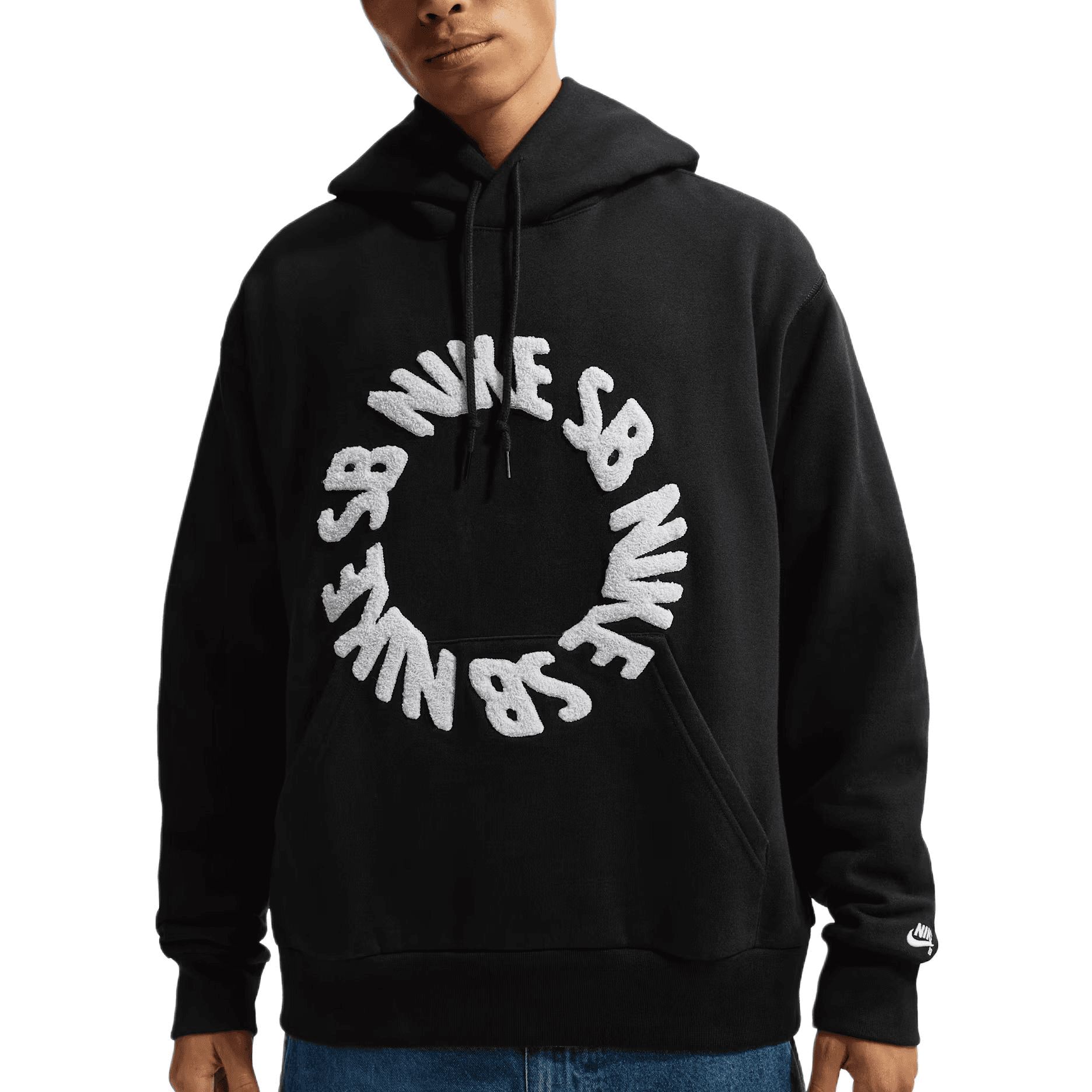 Кофта Nike SB Черный Белый Мужские Свитшоты - изображение 1